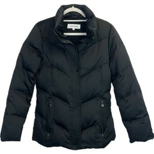 Calvin Klein Women’s Down Puffer Black Jacket